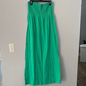 Old Navy Vibrant Green Maxi Dress